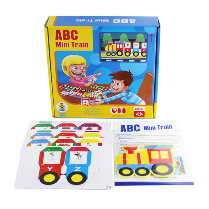 ABC Mini Train Toy Learning Alphabet Train Toy Alphabet Puzzle Train ...