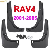 4ชิ้นเซ็ตด้านหน้าด้านหลังรถ Mud Flaps Splash Guards Fender Mudguards สำหรับ Toyota RAV4 XA20 2nd Gen 2001 2002 2003 2004 2005 Mudflaps