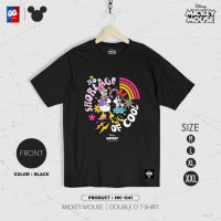 [ส่งฟรี] เสื้อยืด Mickey Mouse มิกกี้เมาส์ รุ่น MK-041 ลิขสิทธิ์แท้ วอลต์ ดิสนีย์ สีดำ เสื้อ Disney แท้ [M,L,XL,2XL]