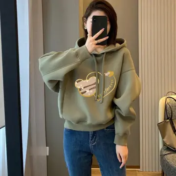 Oversize Cropped Zip Up Hoodie  Fashion korean, Crop top fashion