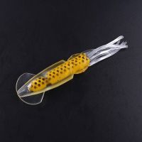 1Pcs Soft Squid Fishing Lure 115มม./11G Luminous /Uv Squid Jig เหยื่อตกปลาสำหรับตกปลาทะเล Pesca Wobbler เหยื่อประดิษฐ์