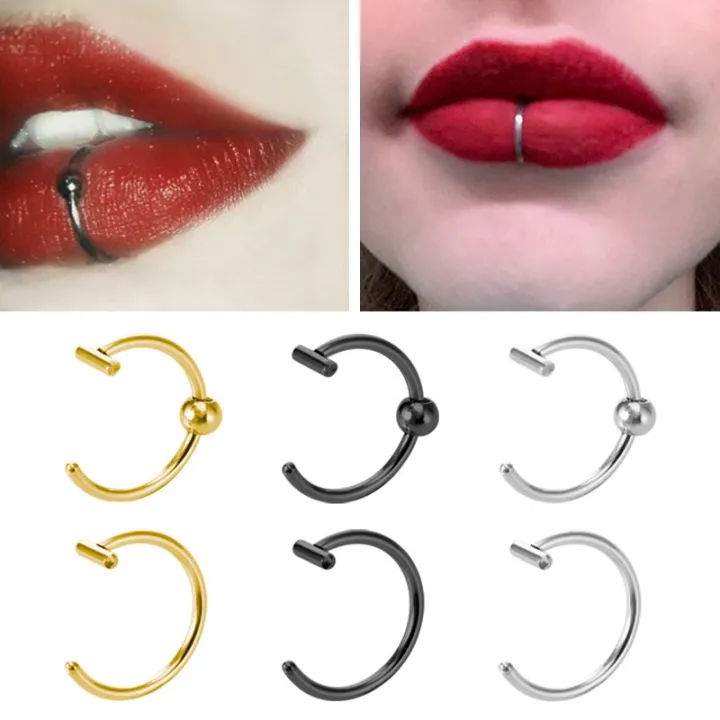 5pcs-lip-ring-fake-piercing-surgical-steel-ear-nose-clip-septum-lip-hoop-mouth-non-piercing-punk-cuff-earring-women-body-jewelry