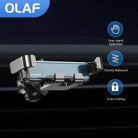 Gravity Car Mobile Phone Bracket Auto Air Vent Clip Support Mount For Car Smartphone GPS Holder Stand For iPhone 13 12 Xiaomi LG Car Mounts