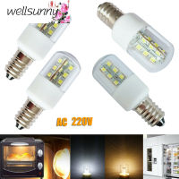 Wellsunny E12 E14จิ๋ว3W LED ไฟเตาอบไมโครเวฟโคมไฟคริสตัลไฟ SMD 5050ตู้แช่แข็งเย็นสีขาวอบอุ่น AC 220V โคมไฟ RP1016