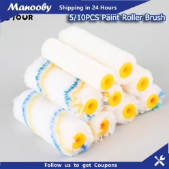 11pcs/set 4inch Foam Roller Brush Kit Sponge Paint Rollers for Wall