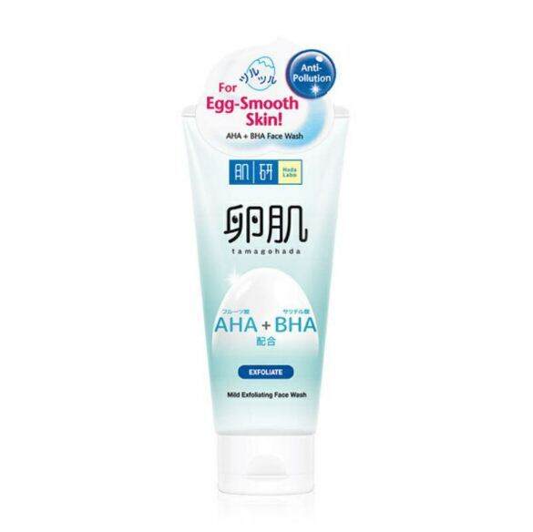 Hada Labo AHA+BHA Exfoliate Mild Exfoliating Face Wash 130ml Lazada