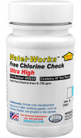 กระดาษวัดคลอรีน (0-750 ppm) Free Chlorine Check Ultra High