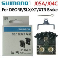 SHIMANO J02A J04C J05A เรซิ่นจักรยานเสือภูเขาโลหะผ้าเบรกน้ำแข็ง-เทคครีบระบายความร้อนสำหรับ DEORE SLX เอ็กซ์ทีเอ็กซ์ทีอาร์ M675 M785 M8000 M7000 M6000