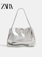 Zara➤ กระเป๋ากระเป๋าจุมากหญิงความรู้สึกของ2023ใหม่นักเรียนอาวุโสเดินทางกระเป๋าสะพายข้าง