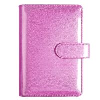 Glitter Refillable Journal Notebook Cover 6 Ring Binder Notepad Cover A5 Size