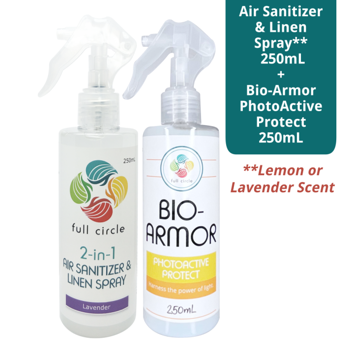 Full Circle 2in1 Sanitizing Room & Linen Spray + BioArmor