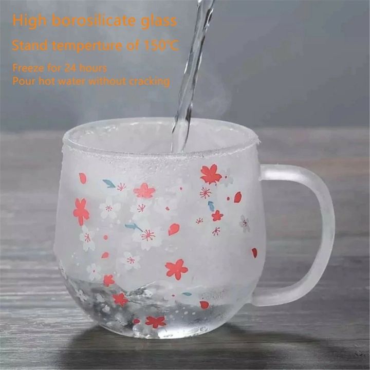 sakura-mug-glass-mug-with-tea-infuser-filter-amp-lid-cherry-blossoms-cup-set-blossoms-flower-teacup-300ml-glasses-drinking