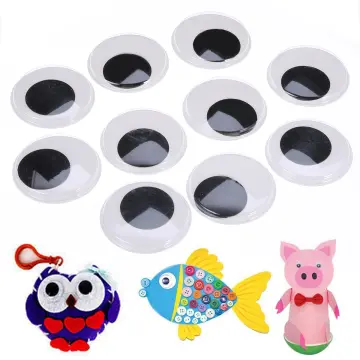 200Pcs Wiggle Eyes for Crafts Googly Eyes Self Adhesive 1 Inch Sticky  Googly Eye