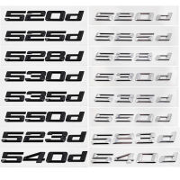 ABS สำหรับ BMW 5 Series E39 E60 E61 F10 F11 520d 523d 525d 535d 530d 540d 550d Letter รถด้านหลัง Trunk Emblem Badge สติกเกอร์