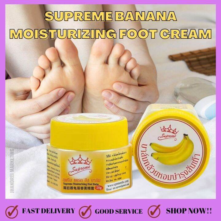 TOP TRENDING!! Supreme Foot Cream Cracked Heels Balm 20g Leaves Feet ...