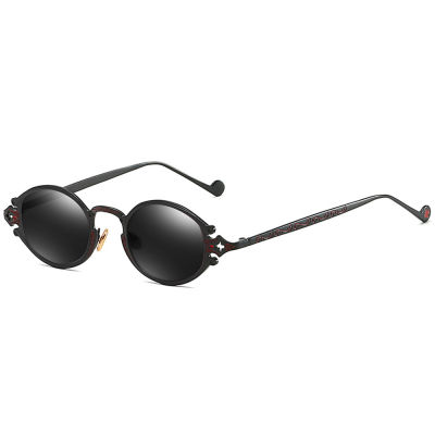 MUSELIFE Gothic Steampunk Pop แว่นตากันแดดแกะสลักผู้หญิงยี่ห้อ Designer R Men Matte กรอบแว่นตากันแดด UV400