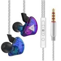 หูฟัง QKZ รุ่น CK5 in ear คุณภาพดีงาม ราคาหลักร้อย เสียงดี เบสแน่น โดนใจคนฟังเพลง สายยาว 1.2 เมตร ของแท้100%