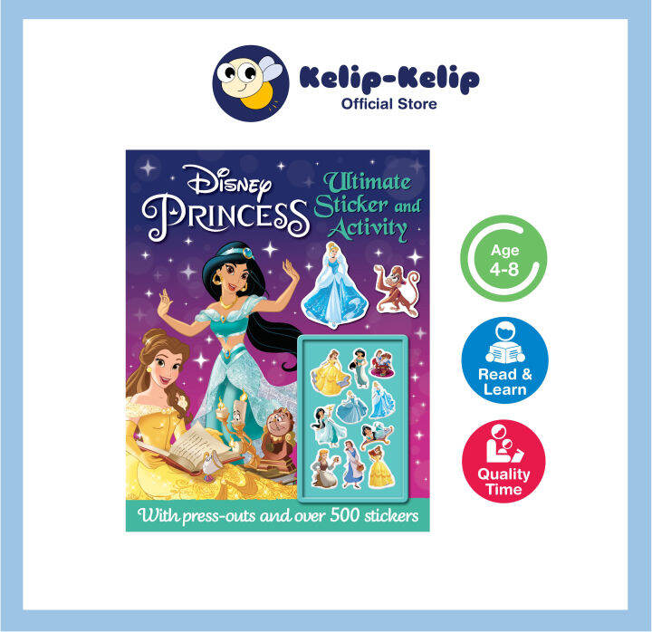 Disney Princess Ultimate Sticker And Activity Book With Activities ...