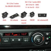 For BWM X1X3 E90/E84/E87/F25 1 Series 3 Series Air Conditioner Button  Air Volume  Internal Circulation Snowflake Button