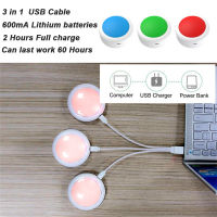 อัพเกรด USB ชาร์จ LED เด็กซนไฟ RGB W 16สีหรี่แสงได้ไร้สายห้องโถงตู้เสื้อผ้าคณะรัฐมนตรีโคมไฟคืนติดบนไฟ