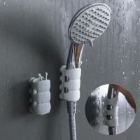 Shower Holder Fixed Shower Bracket Silicone Shower Watering Holder Wall Mount Holder Bathroom Stand Bathroom Accessories