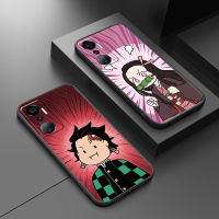 Demon Slayer เคส Infinix Hot 20 4G G95 X6826 Black Silicone เคสโทรศัพท์ 2022 ต้นฉบับการออกแบบใหม่สำหรับ boy and girl กล้องป้องกันเต็มรูปแบบ Soft ซิลิโคนกันกระแทก Cover