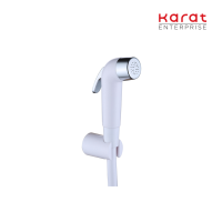 Karat Faucet ชุดสายฉีดชำระสีขาว พร้อมสาย PVC และขอแขวน (สายยาว 120 ซม.) รุ่น KA-03-325-11