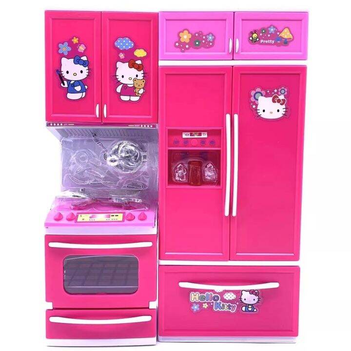 SSP Hello kitty Modern Kitchen set with light and sound toys set