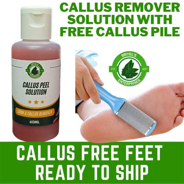 ⚡ TOPGLOW Callus Remover Set with file(60ml Callus Peel Remover +1 File