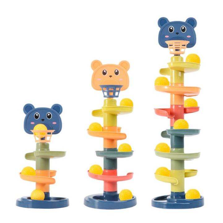 Ball Drop Tower Drop and Roll Swirling Tower Balls Ramp Whirling Stack