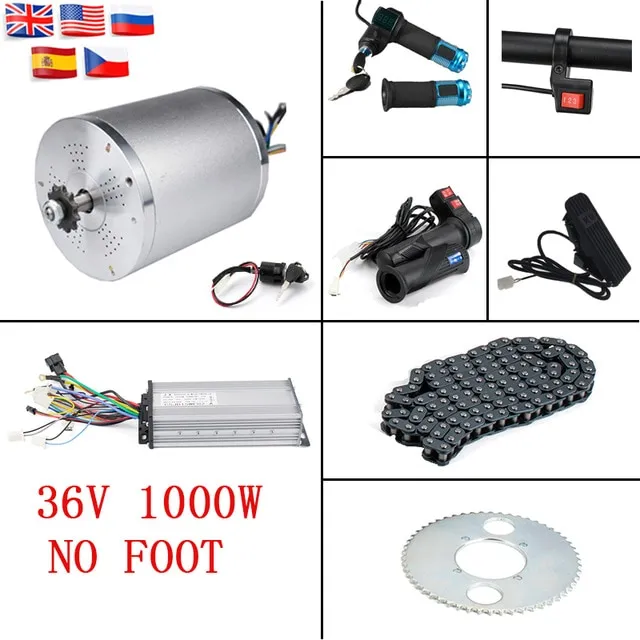 Mid Drive Motor 36V/48V60V 1000W/1500W/2000W/2500W Motor Kit Electric
