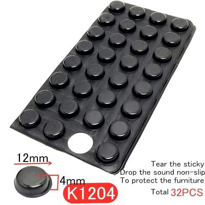 Black Anti Slip Silicone Rubber Plastic Bumper Damper Shock Absorber 3M Self-Adhesive Silicone Feet Pads Round Square Shape