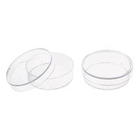 10 pcs. 35mm x 10mm Sterile Plastic Petri Dishes with Lid for LB Plate Yeast (Transparent color)