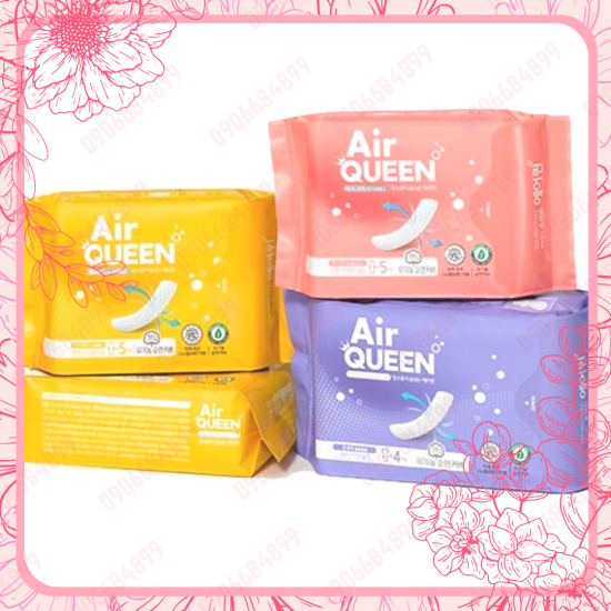 Băng vệ sinh siêu mỏng air queen nhập khẩu hàn quốc - gói lẻ - ảnh sản phẩm 1