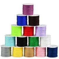 【YD】 40M/roll Cord Thread Chinese Knot Macrame Braided String Tassels Beading Shamballa 0.8mm