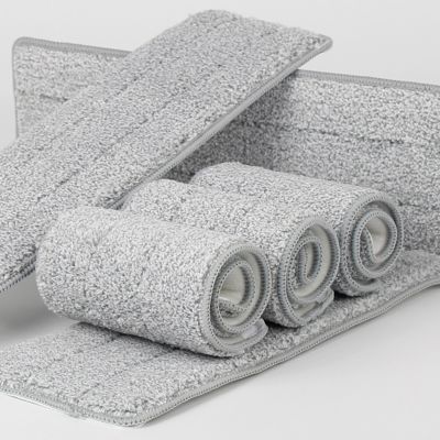 8pcs Microfiber Fabric Mop Pad Hardwood Floor Dry Wet Reusable Clean Cloth