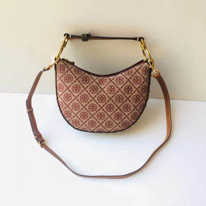 2023-new-tory-burch-tb-t-monogram-calf-hair-mini-crescent-bag-half-moon-bag-138884-claret