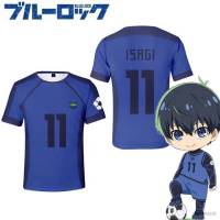 YT Anime Tshirt Blue Lock Cosplay Jersey Short Sleeve Unisex Tops Casual Loose Tee Yoichi Shirt Plus Size TY