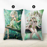 Spot parcel post Original God Xiaocao God Naxi Tan Pillow Two-Dimensional Animation Surrounding the Game Cushion Pillow Half-Body Custom Double-Sided