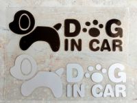 Dog in Car / สติ๊กเกอร์ติดรถ / สินค้าพร้อมส่ง