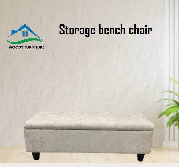 Woody Furniture Storage Bench chair Lazada