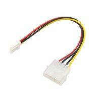 Carprie 4 Pin Molex To 3.5ฟล็อปปี้ดิสก์อะแดปเตอร์สายไฟภายใน20ซม.