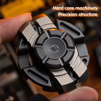 EDC Slim Ratchet Structure Fidget Spinner Gyro Metal Fidget Toy Anti Stress Gift Handspinner Metal Fidget Slider Fidget Spinners  Cubes