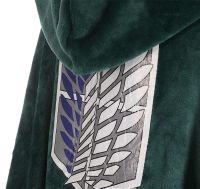 Attack On Titan Blanket Cloak Shingeki No Kyojin Survey Corps Cloak Cosplay Cape Flannel Cosplay Hoodie