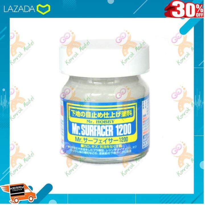 ผลิตจากวัสดุคุณภาพดี-ของเล่นเสริมทักษะ-sf286-mr-surfacer-1200-gray-40ml-ของเล่น-ถูก-ตัวต่อ-โมเดล