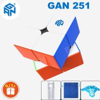 GAN 251M Gan251 M Pro Magnetic Magic Cube Speed Puzzle 2×2 Professional 2x2 Childrens Toy (Gan251 V2 No Magnetic) Cubo Magico Brain Teasers