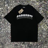 2023 NewCARHARTT WIP Tooling Street Wear Vintage Letter การพิมพ์สองสีคู่เสื้อยืดแขนสั้น Loos