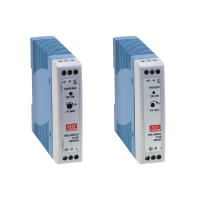 MDR-10 10W เอาต์พุตเดี่ยว5V 12V 15V 24V Din Rail Switching Power Supply Acdc