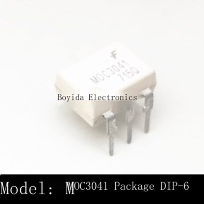 10ชิ้น MOC3041ใหม่เดิม MOC3041M ไทริสเตอร์ไดรฟ์ Optocoupler นำเข้าจุด