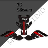 สำหรับ YAMAHA YZF-R6 YZF YZFR6 R6 Stiker Motor รูปลอกแผ่นป้องกันด้านข้างถังน้ำมันเชื้อเพลิงก๊าซชุดเข่า